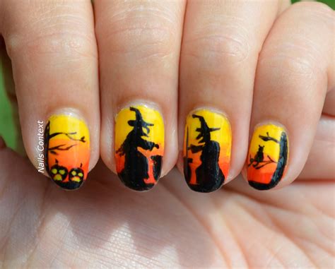 How to Create Witch Nails with Nail Stickers